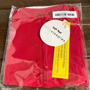 Little Sleepies Holiday Red Zippy - 2T